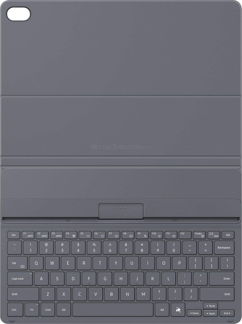 Samsung - Galaxy Tab S12+ Book Cover Keyboard Slim - Black