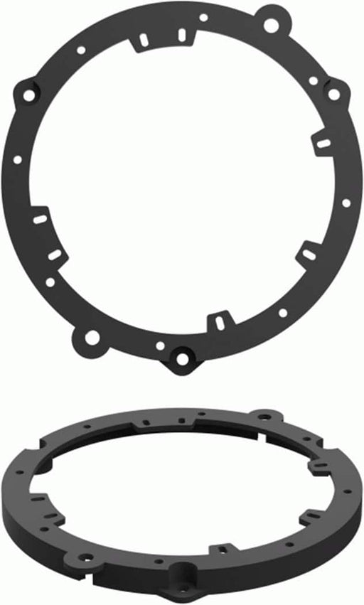 Metra - Speaker Adapter Plate for Hyundai Accent 2018-2022 and Select KIA 2005-Up (2-Pack) - Black