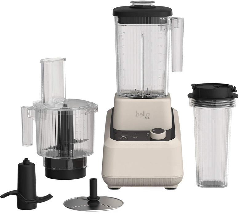 bella PRO - MasterBlend 3-in-1 Prep System with Blender Personal Blender  Food Processor - Oatmilk