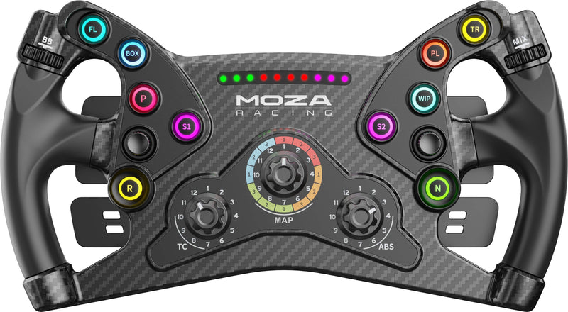 Moza Racing - KS Sim Racing GT Style Steering Wheel for Windows - Black