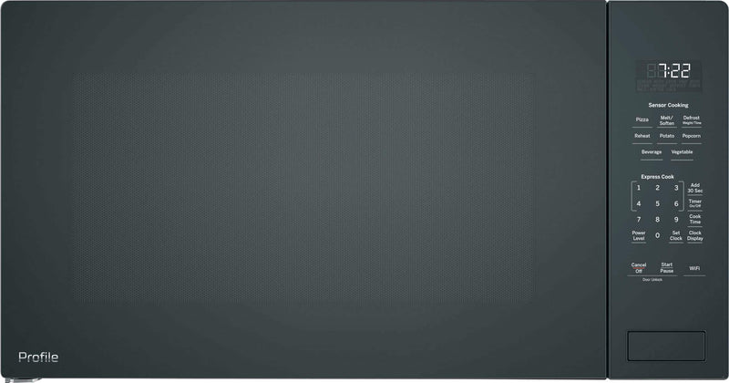GE Profile - 2.2 Cu. Ft. Built-In Microwave with Sensor Cooking and Glass Touch Controls - Black