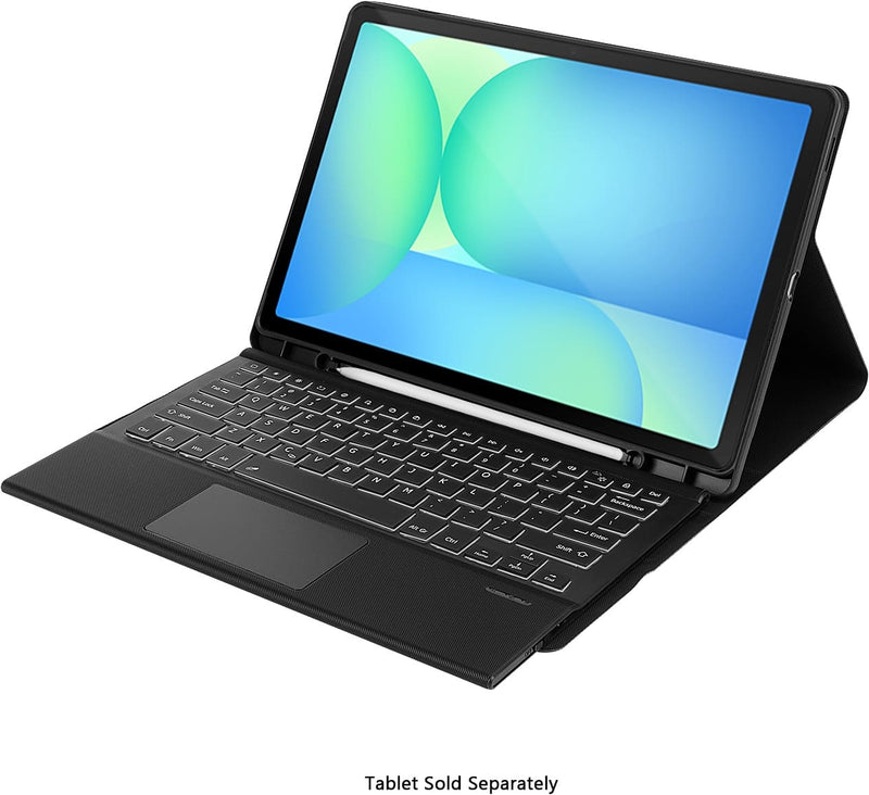 SaharaCase - Navigation Series Keyboard Case with Track Pad for Samsung Galaxy Tab S10 FE+ - Black