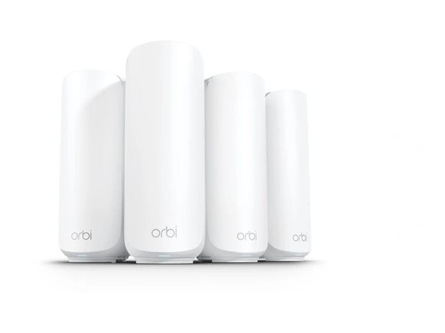 NETGEAR Orbi 370 Series RBE374 - Wi-Fi system - Wi-Fi 7 - desktop