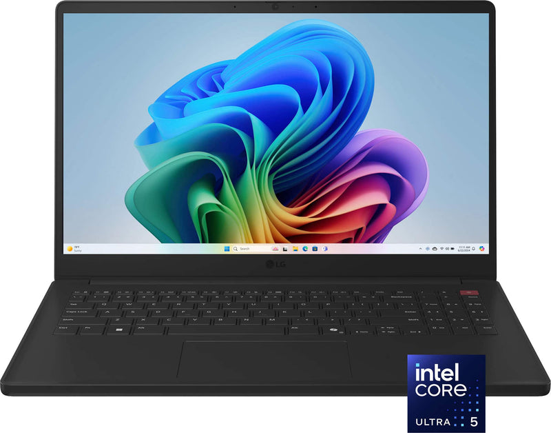 LG - gram Book 15" 2K Touchscreen Laptop - Intel Core Ultra 5 Processor 115U - 16GB RAM - 512GB SSD - Black