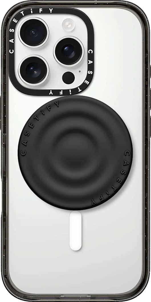 CASETiFY - Snappy Ripple Grip Stand - Black