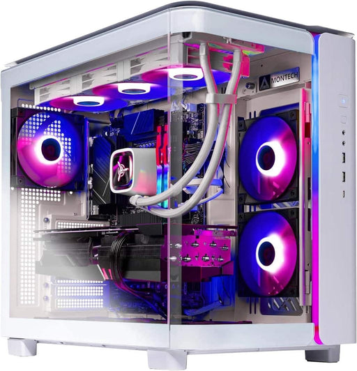 Skytech Gaming - King 95 Gaming PC - AMD Ryzen 7 9700X - 16GB Memory - NVIDIA GeForce RTX 5060 Ti 8G - 1TB NVMe SSD - White