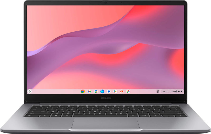 ASUS - CX14 14" FHD Chromebook Laptop - Intel Celeron - 4GB Memory - 64GB eMMC - Misty Grey