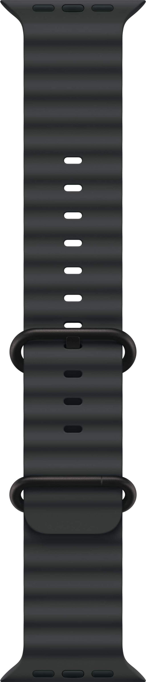 Apple - 49mm Ocean Band - Titanium Finish - Black