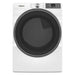 Whirlpool - 7.4 Cu. Ft. Smart Gas Dryer with Wrinkle Shield Option - White