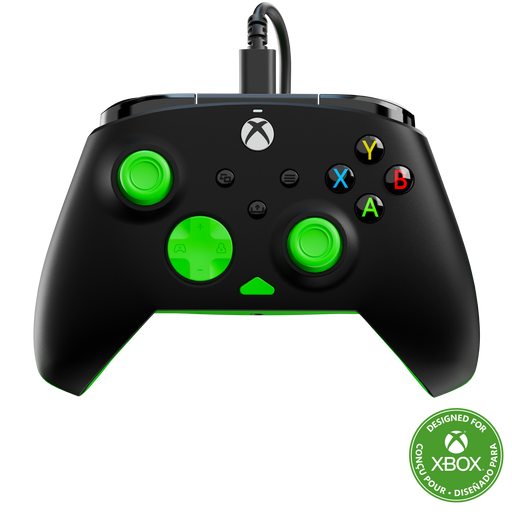 Turtle Beach - Rematch Core Wired Gaming Controller for Xbox Series XS Xbox One  Windows 10/11 PC - Black/Green