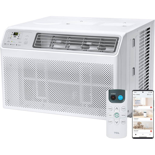 TCL - 450 Sq. Ft. 10000 BTU Smart Window Air Conditioner - White