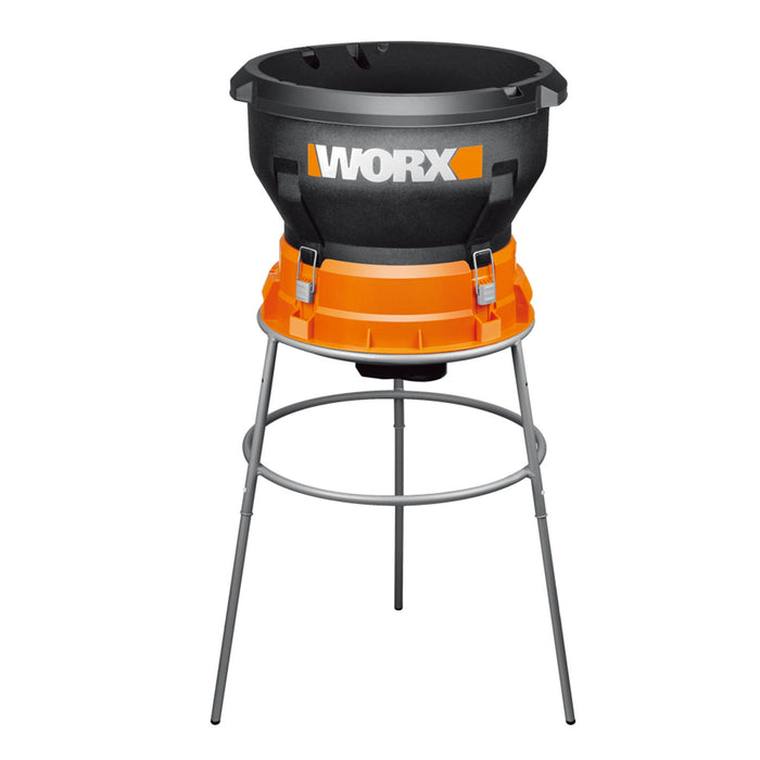 WORX - 13 Amp Electric Leaf Mulcher - 53 Gallons of Leafs Per Min - 111 Leaf Mulching Ratio - Foldable Design for Storage - Black