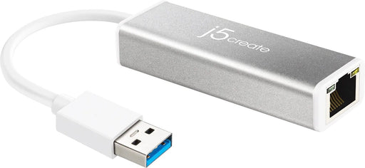 j5create - USB 3.0 Gigabit Ethernet Adapter - Silver