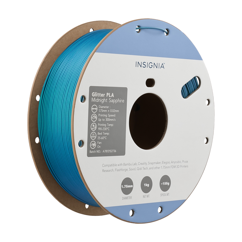 Insignia - PLA Glitter 1.75mm Filament - Night Sapphire