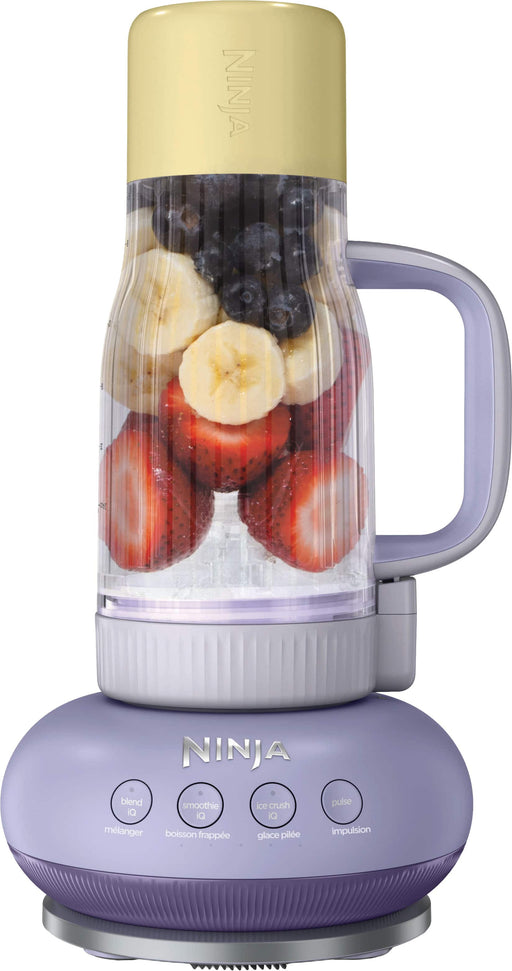 Ninja - BlendBOSS 26oz Tumbler Blender with Travel Tumbler 1200 Peak Watts Three AUTO IQ Programs - Lavender Lemonade