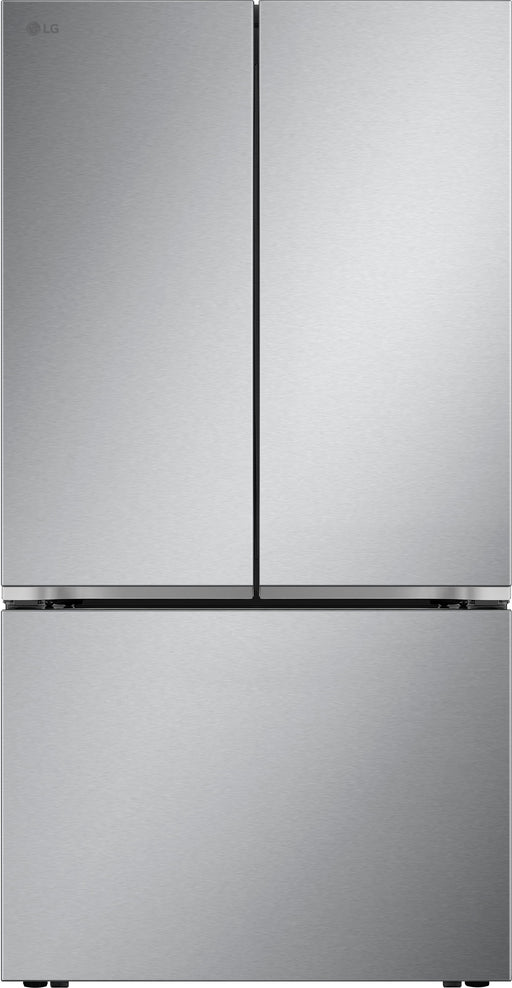 LG - 36-in Wide Counter-Depth MAX 26.5 Cu. Ft. French Door Smart Refrigerator with Internal Water Dispenser - Stainless Steel