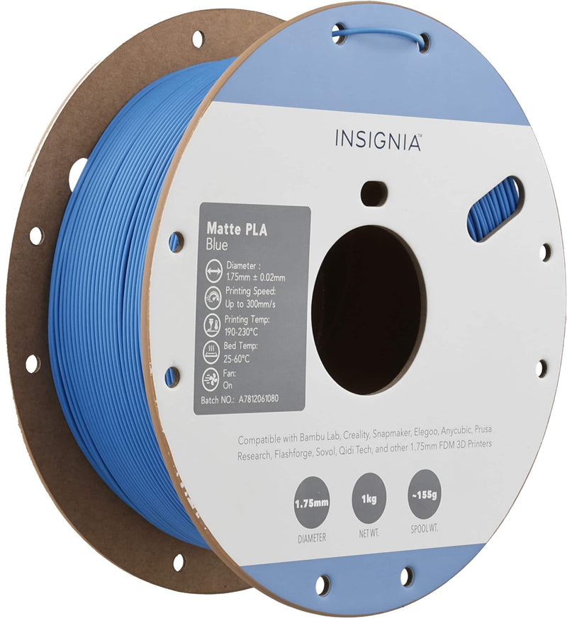 Insignia - Matte PLA 1.75mm Filament - Matte Blue