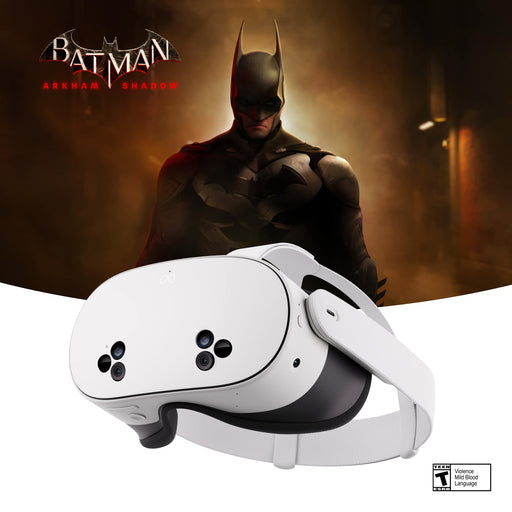 Meta Quest 3S 256GB — Get Batman Arkham Shadow and a 3-Month Trial of Meta Quest+ Included — All-In-One Headset - White