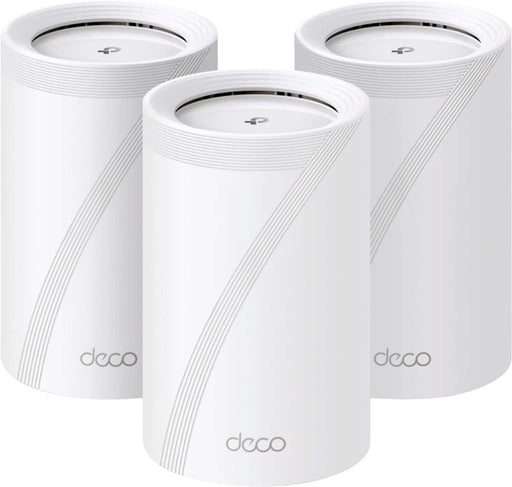 TP-Link - Deco 7 Pro BE14000 Tri-Band Wi-Fi 7 Whole Home Mesh Router System - Deco BE68 (3-pack) - White