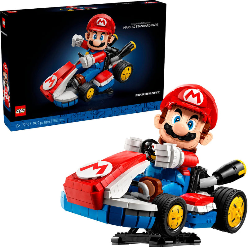 LEGO - Super Mario Mario Kart  Mario  Standard Kart 72037