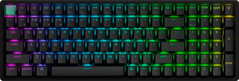 Keychron - K4 HE Custom 96 Wireless Hall Effect Mechanical Switch Gaming Keyboard with Programmable QMK Launcher Software - Black