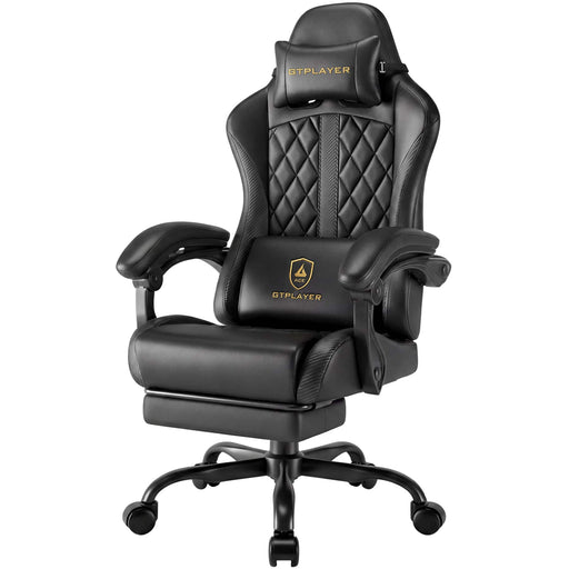 GTPlayer - Ergonomic Gaming Chair - Black