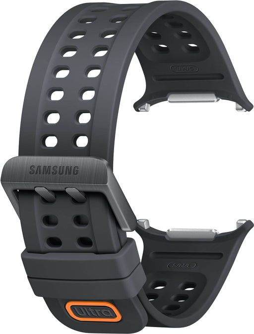 Samsung - Marine Band for Galaxy Watch Ultra and Galaxy Watch Ultra2 M/L - Black