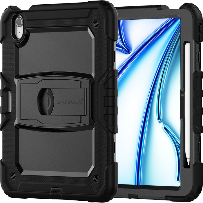 SaharaCase - Raider Series Heavy-Duty Case for Apple iPad Air (M2) 11" 2024 - Scorpion Black