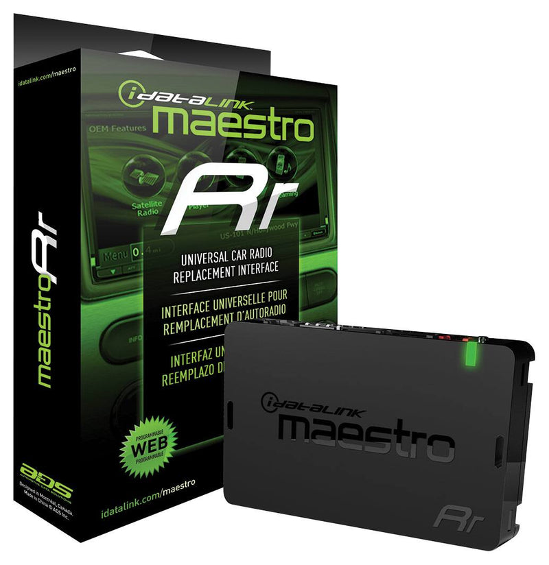 Maestro - Radio Replacement and Steering Wheel Interface for Select Vehicles - Black