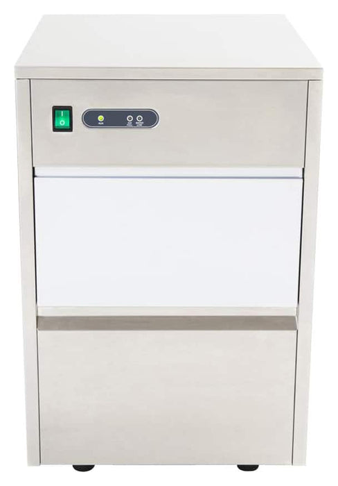 Whynter - 15" 44-Lb. Freestanding Icemaker - Stainless Steel