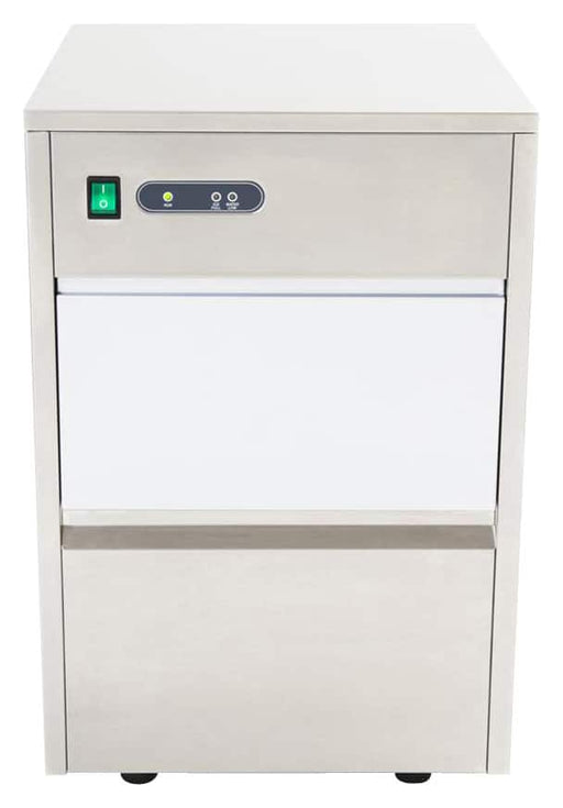 Whynter - 15" 44-Lb. Freestanding Icemaker - Stainless Steel