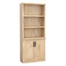 Sauder - Aspen Post Library W/doors Pmo - Prime Oak