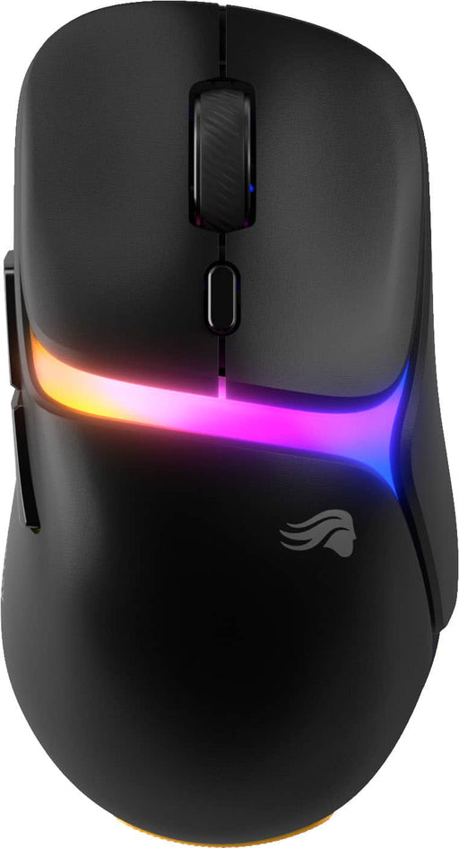 Glorious - Model D3 Lightweight Wireless Optical Gaming Mouse with InfinitePlay Swappable Battery System  Charging Base Station - Wireless - Black