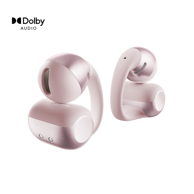 Shokz - OpenDots 2 Open-Ear Clip-On True Wireless Bluetooth Earbuds - Pink