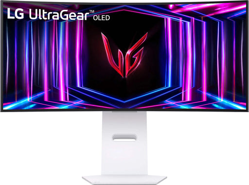 LG - UltraGear 34" OLED Curved WQHD 240Hz 0.03ms FreeSync and NVIDIA G-SYNC Compatible Gaming Monitor with HDR400 - White