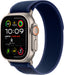 Apple Watch Ultra 2 (GPS+Cellular) 49mm Titanium Case with Blue Trail Loop - M/L - Natural