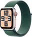 Apple Watch SE 2nd Generation (GPS+Cellular) 40mm Aluminum Case with Lake Green Sport Loop - Starlight - (2024)