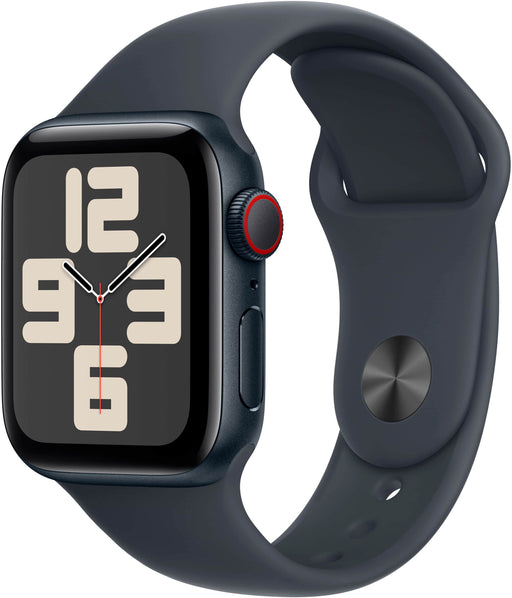 Apple Watch SE 2nd Generation (GPS+Cellular) 40mm Aluminum CaSE 2nd Generation with Midnight Sport Band - M/L - Midnight