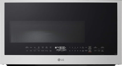 LG - 2.0 Cu. Ft. Over-the-Range Smart Microwave with Sensor Cooking and EasyClean - Stainless Steel