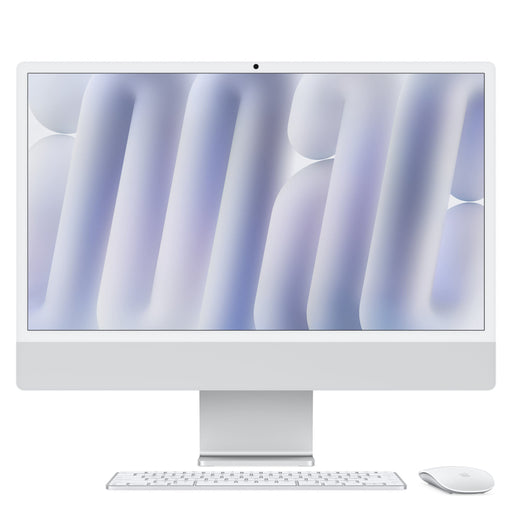 Apple - iMac 24-inch All-in-One - M4 chip - Built for Apple Intelligence - 8 Core CPU - 8 Core GPU - 16GB Memory - 256GB SSD - Silver