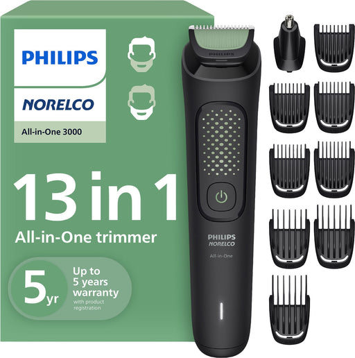 Philips Norelco - All-in-One 3000 Series 13 in 1 Trimmer MG3919/50 - Black