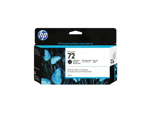 HP - Ink Sap C9403A No 72 130Ml Matte Black Ink - Matte Black