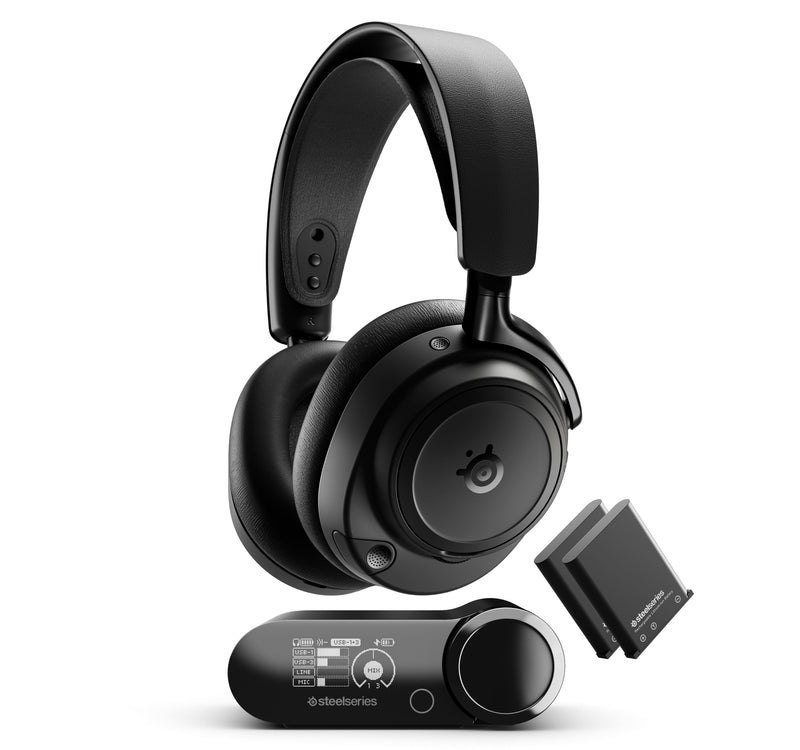 SteelSeries - Arctis Nova Elite Wireless Multi Gaming Headset for PCPS5 Xbox one and Series S/X Switch Switch 2 - Black