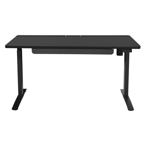 OSP Home Furnishings - Kilo55 Battlestation Gaming Electric Lift Desk - Gray