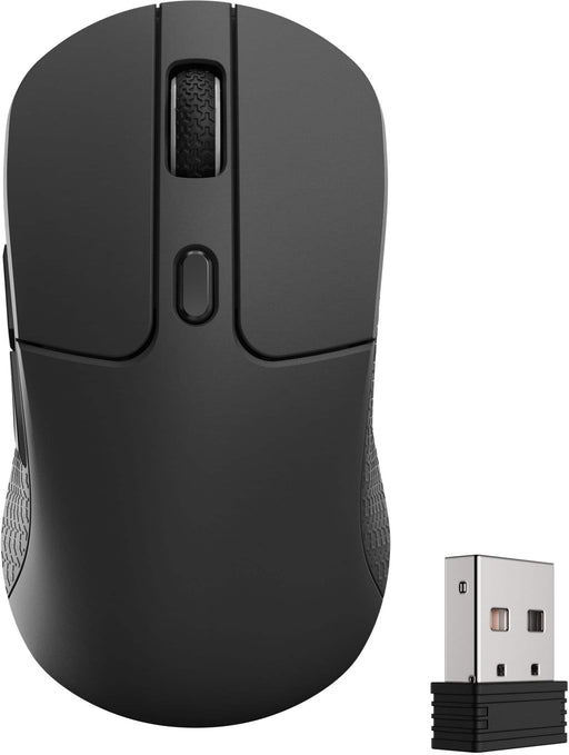 Keychron - M3 Wireless Bluetooth Laser Gaming Mouse with 8K Polling Rate - Wired - Black