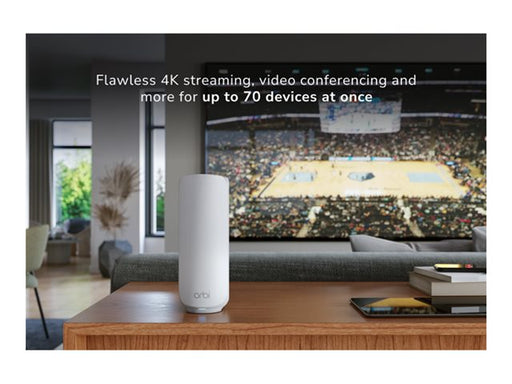 NETGEAR - Orbi 370 Series BE5000 Dual-Band Mesh Wi-Fi 7 System (3-pack) - White