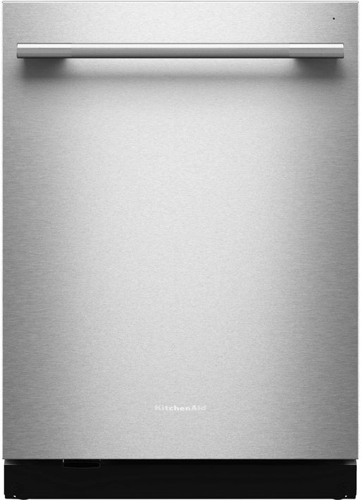 KitchenAid - 24" Top Control Built-In Dishwasher with 360 Max Jets Third Rack and Advanced ProDry System 44 dBA - Stainless Steel