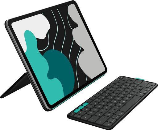 Logitech - Flip Folio Keyboard Case for iPad Pro 13-inch - Latest Model (M4  M5) iPad Air 13-inch (M2 M3  M4) - Graphite