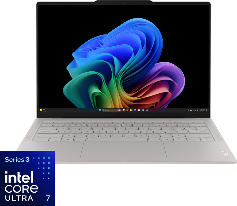 Lenovo - Yoga Slim 7i Ultra Aura Edition- 14" 3K 120Hz OLED Touchscreen Laptop- Core Ultra 7 355 2026- 32GB Memory- 1TB Storage - Seashell