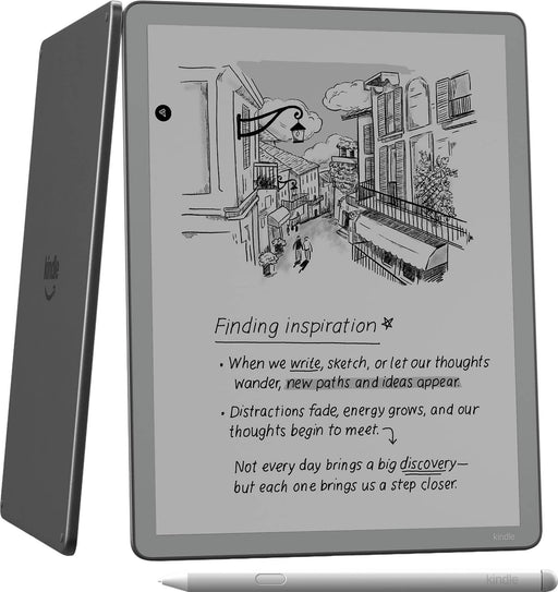 Amazon - Kindle Scribe without Front Light 16GB (newest model) — 11 paper-like display — Thinner lighter faster - 2025 - Graphite